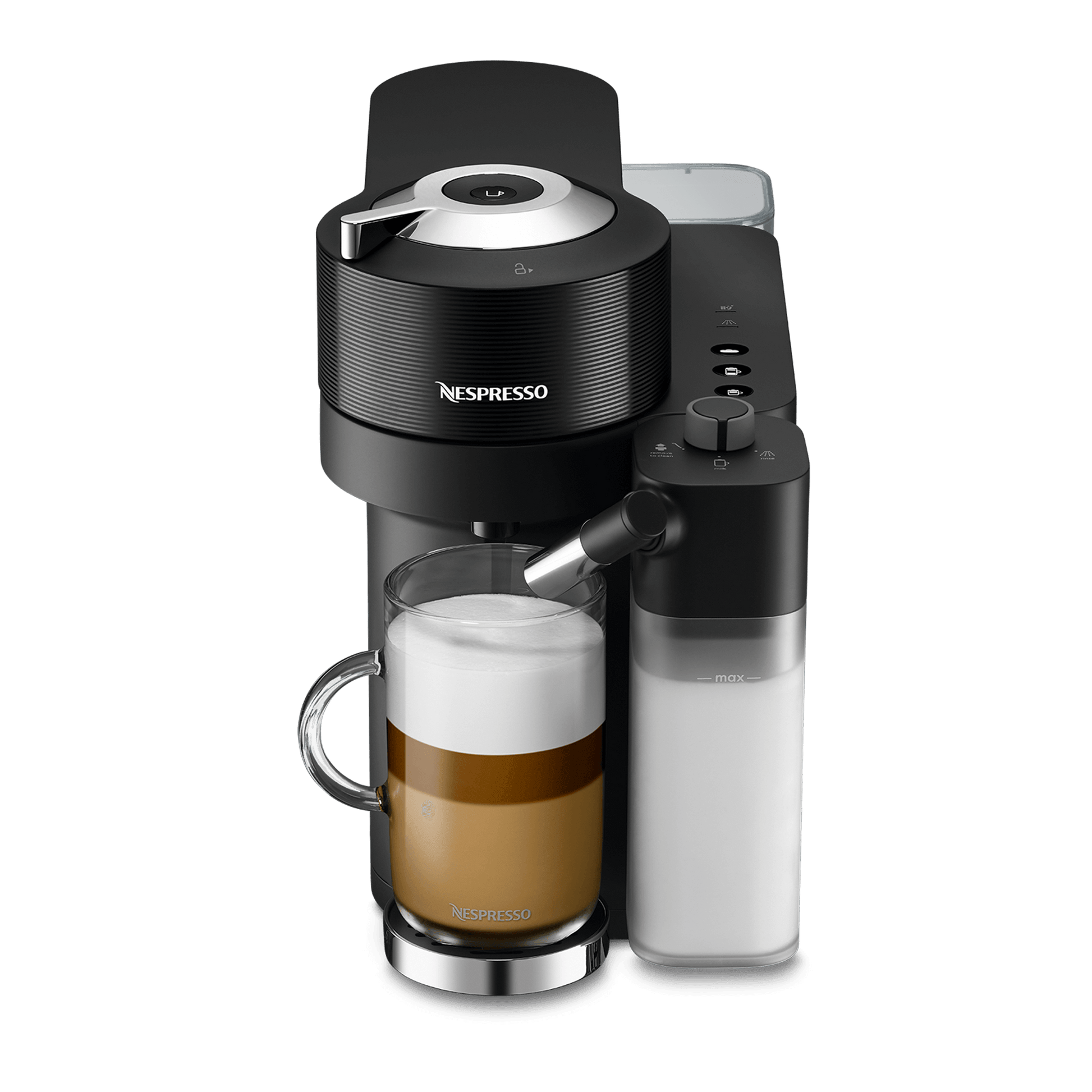 Nespresso VERTUO Lattissima Matte Black & Glossy Vertuo Kaffeemaschine