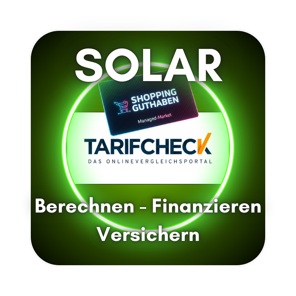 Solar Anlagenvergleich + 40€ Shopping-Power