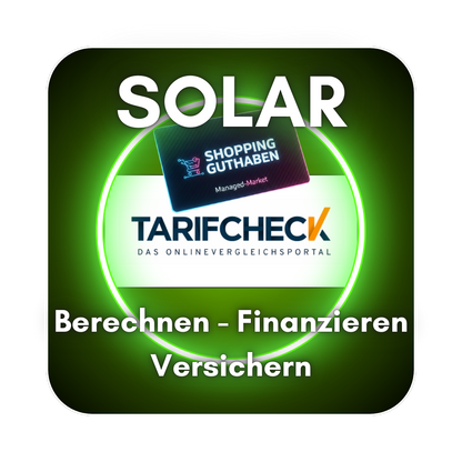 Solar Anlagenvergleich + 40€ Shopping-Power