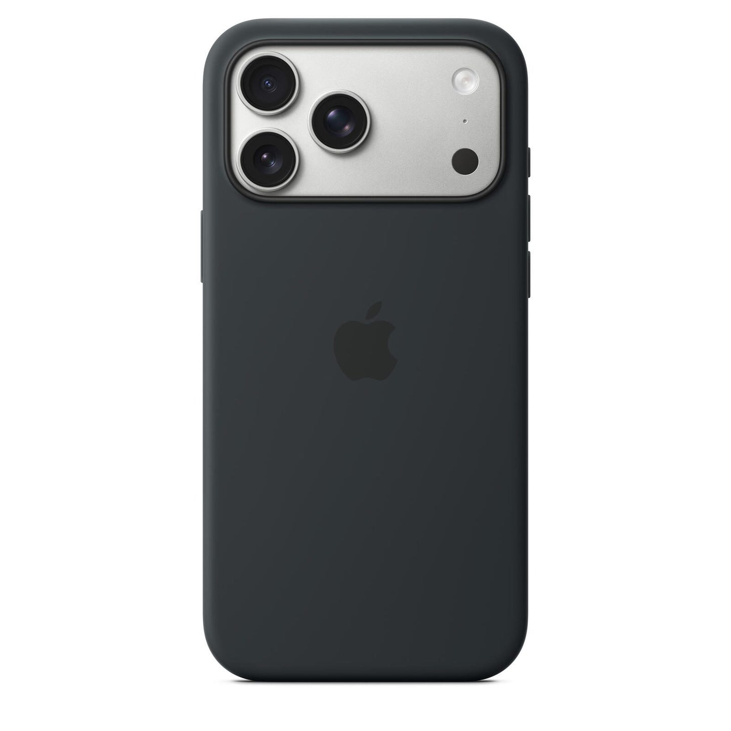 Apple Silikon Case iPhone 17 Pro Max mit MagSafe (Schwarz)