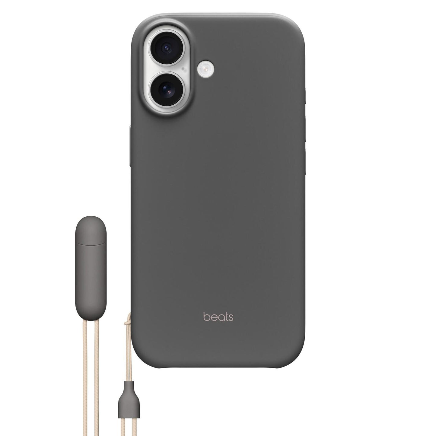 Beats iPhone 17 Kickstand Case mit MagSafe (Granitgrau)