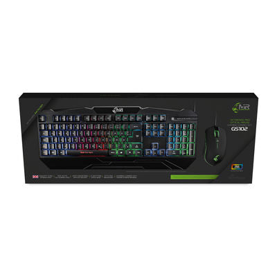 MediaRange Gaming-Set Tastatur 104 Tast + Maus 6-Tast (UK)