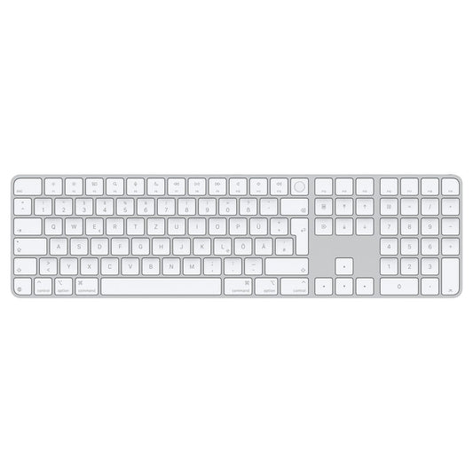 Apple Magic Keyboard mit Touch ID und Ziffern­block, Deutsch, weiße Tasten