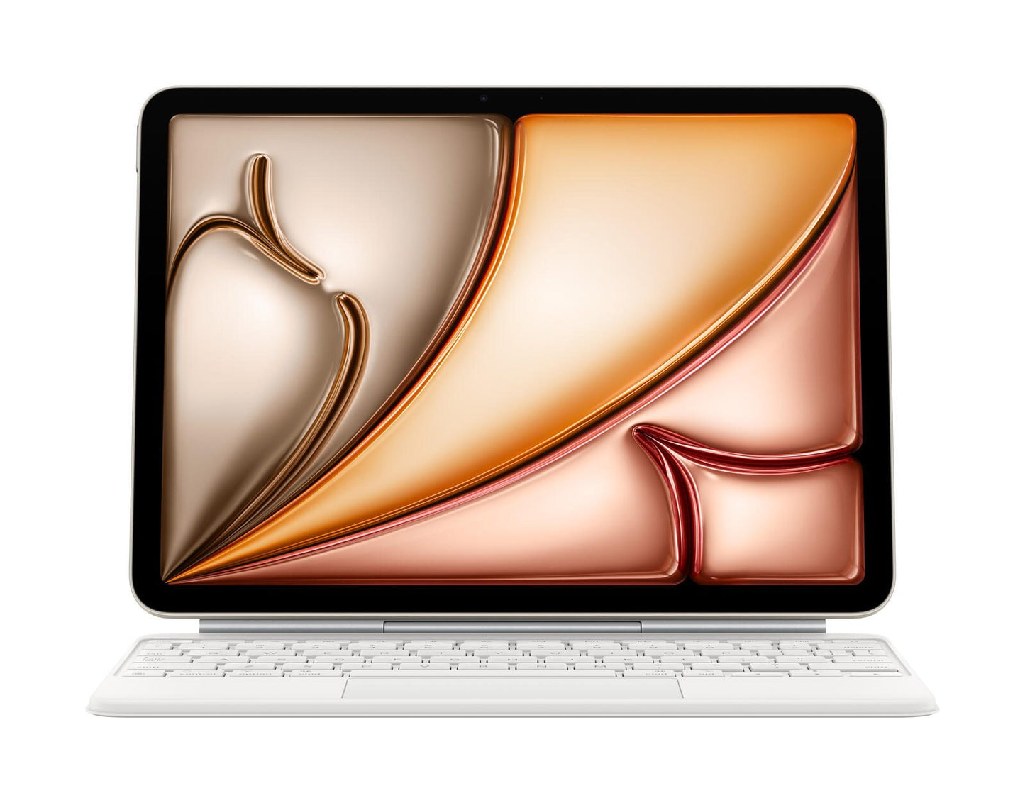 Apple Magic Keyboard für iPad Air 11 Zoll (M3) Tastatur weiß, Deutsch