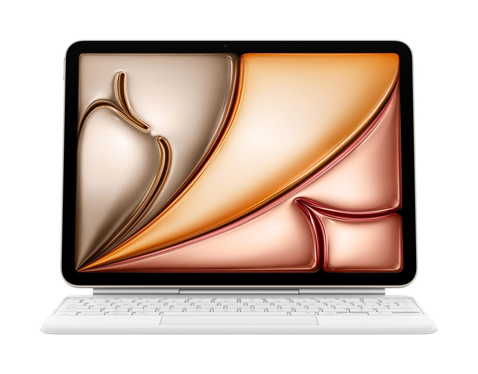 Apple Magic Keyboard für iPad Air 11 Zoll (M3) Tastatur weiß, Deutsch