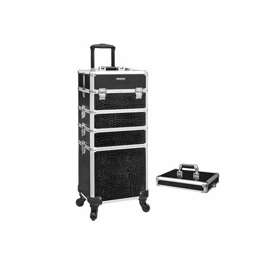 Make-Up Trolley 1 Schublade Schwarz