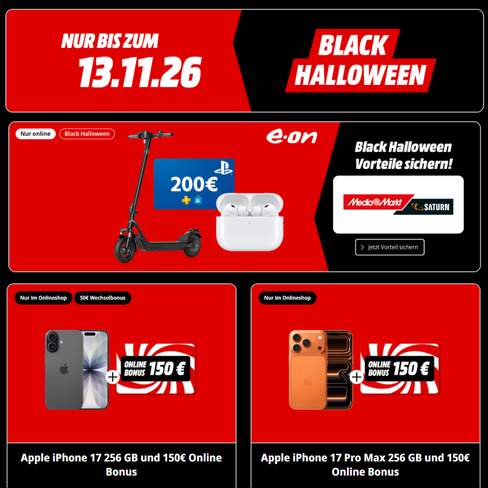 Apple iPhone 17 + 150 € Bonus