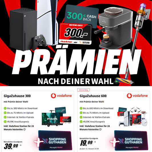 GigaZuhause mit Wunschprämie