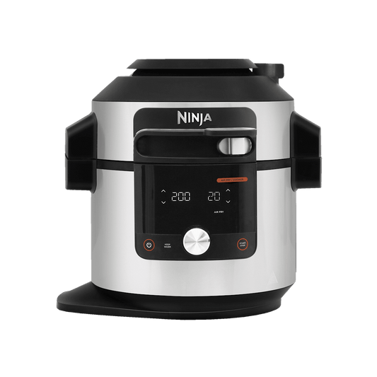 Ninja Multikocher  7 5 Liter  14 Garfunktionen  SmartLid  edelstahl  OL750EU
