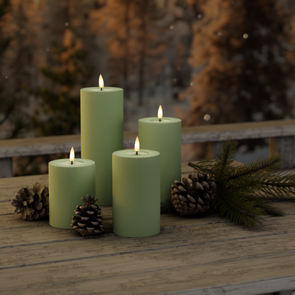 Dust Green Außenleuchten-Set 7,5 x 10, 12,5, 15, 20