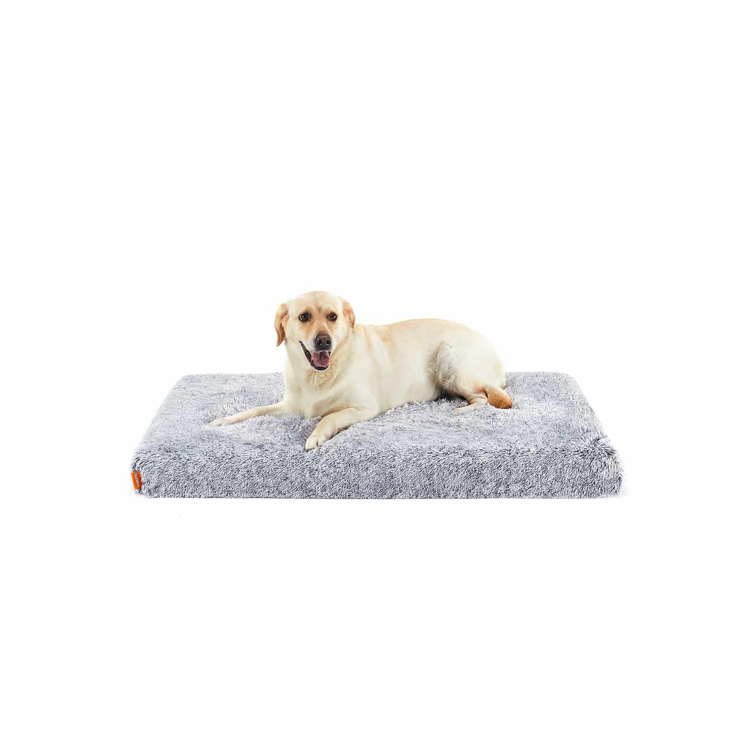 Hundebett Plüsch 122 x 74 x 10 cm Ombré-Grau XXL