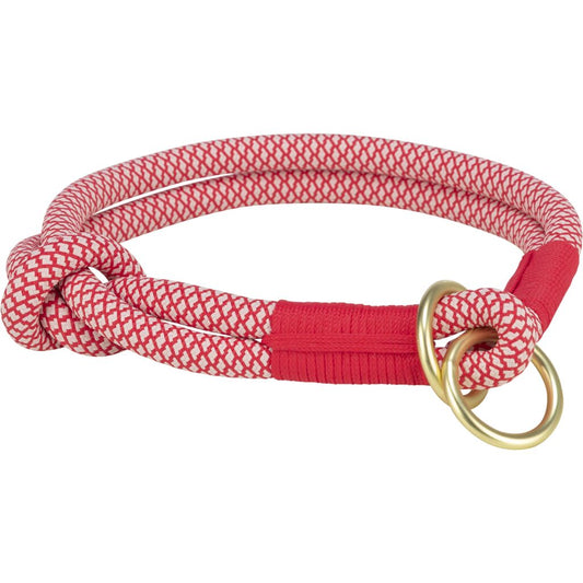 Soft Rope Zug-Stopp-Halsband, /creme