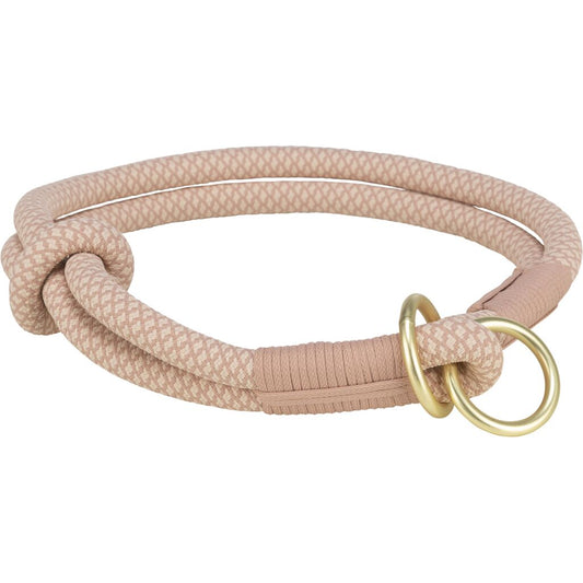 Soft Rope Zug-Stopp-Halsband, rosa/hellrosa