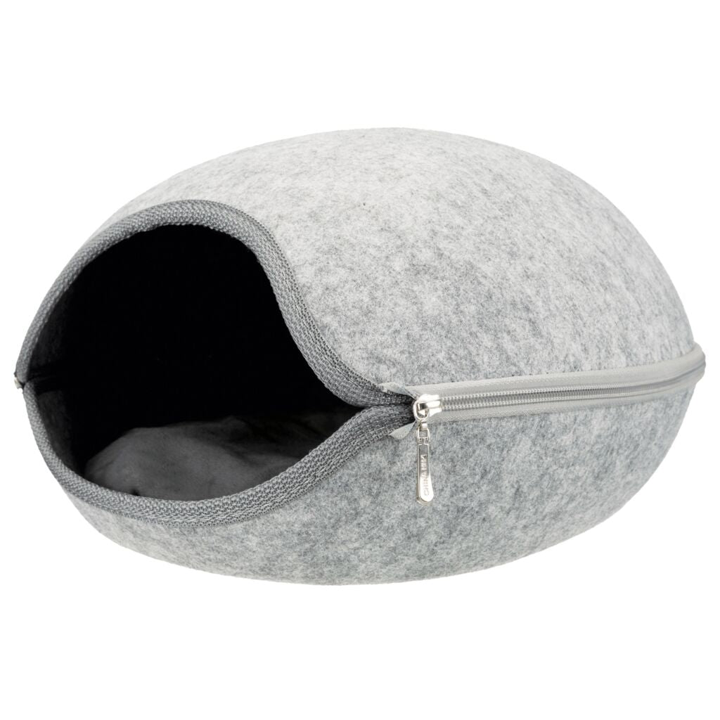 Höhle Luna, Filz, hellgrau