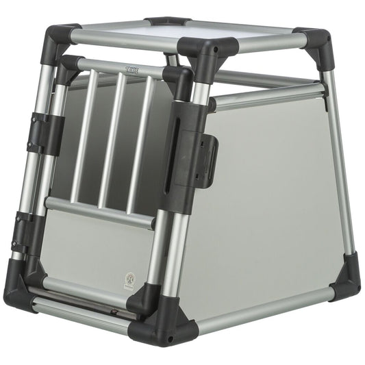 Transportbox, Aluminium, hellgrau/silber