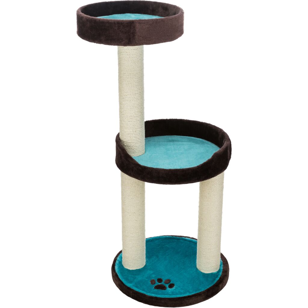 Kratzbaum Lugo, braun/türkis