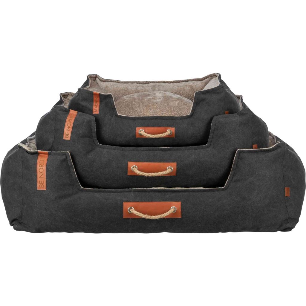 BE NORDIC Bett Föhr, eckig, /sand