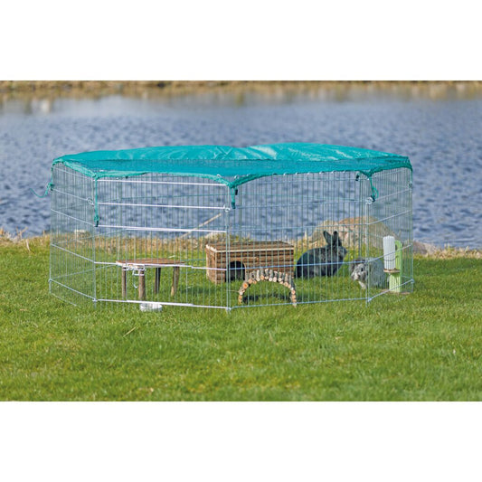 natura Freilaufgehege mit Schutznetz, Metall