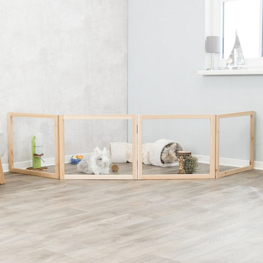 Indoor Freilaufgehege, Zwergkaninchen