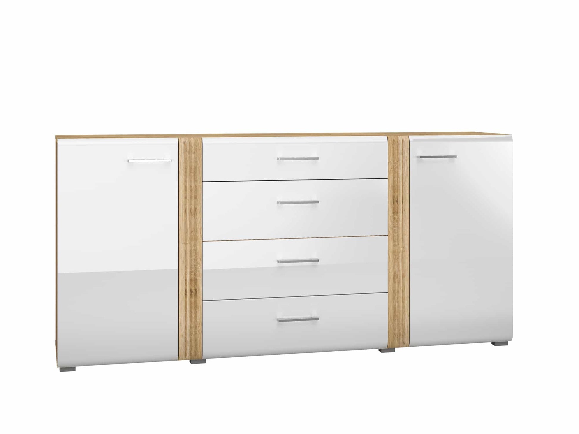 Adagio 06 Kommode Eiche Castello - weiß