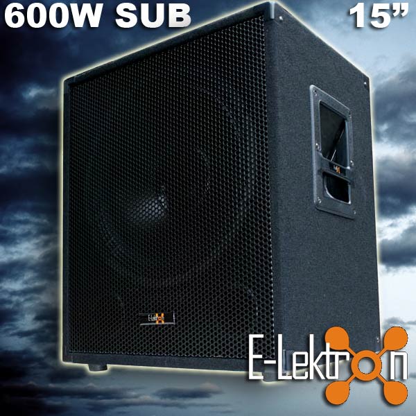 EL179750 E-Lektron SUB-P38 PA Subwoofer 38cm passiv