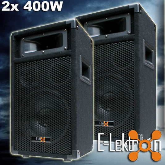 EL179761 E-Lektron PW20 DJ PA 3-Wege Lautsprecher Paar