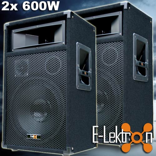 EL279767 E-Lektron PW30 DJ PA Lautsprecher Paar