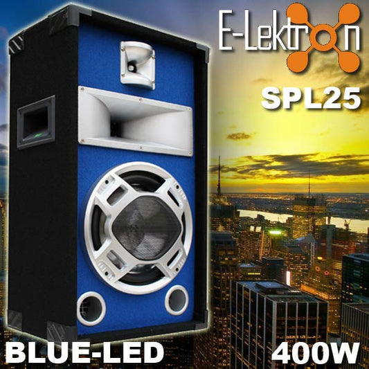 EL179500 E-Lektron Blue-LED Lautsprecher SPL25