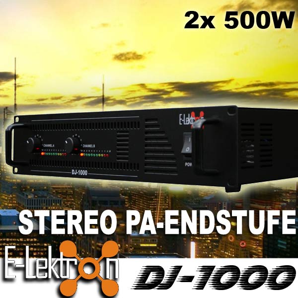 BB199085 DJ PA-Verstärker DJ-1000 B-WARE