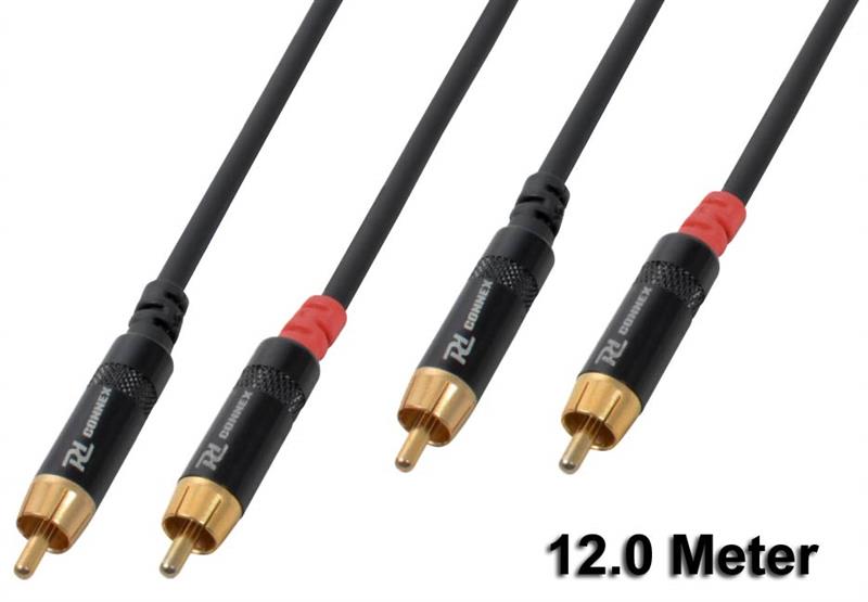 EL177098 PD Connex CX94-12 OFC Stereo Cinchkabel 12m