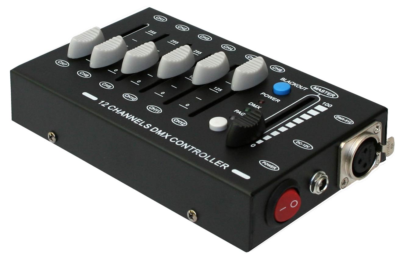EL154063 E-Lektron C-12 mini DMX Controller 12-Kanal
