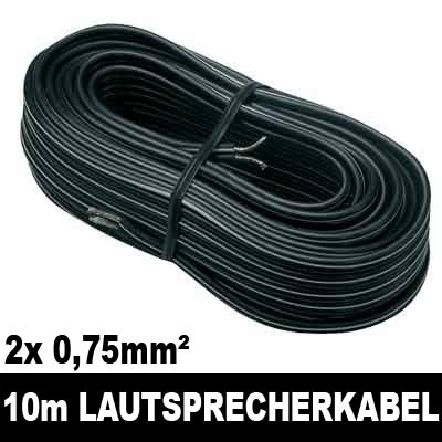 EL232173 Lautsprecherkabel 10m 2x0,75qmm