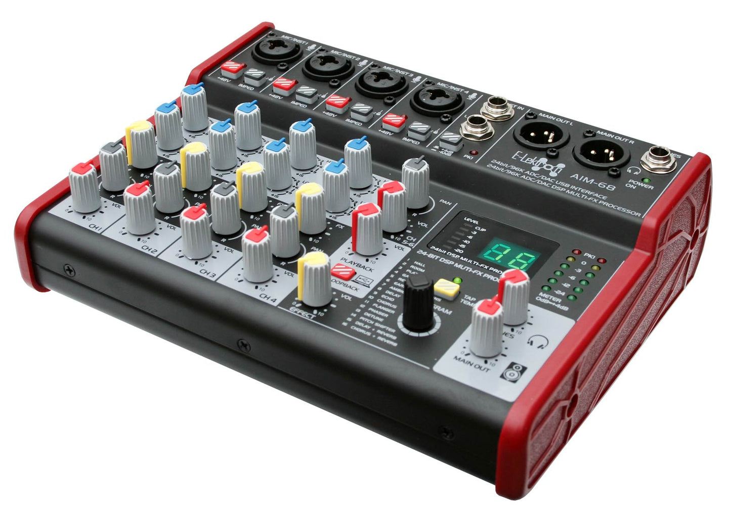EL172624 E-Lektron AIM-68 Audio Mixer USB-Interface
