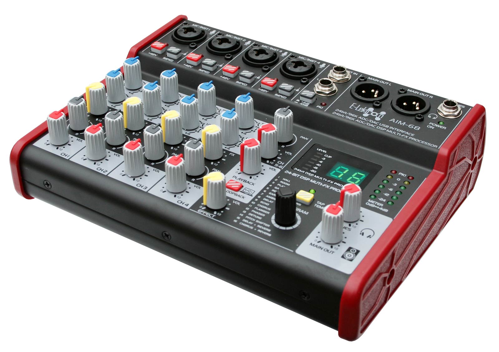 EL172624 E-Lektron AIM-68 Audio Mixer USB-Interface