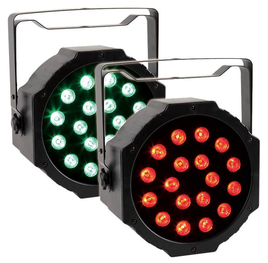 EL453801 E-Lektron PAR-18 RGB-LED Scheinwerfer DMX Strahler Satz 2 Stück