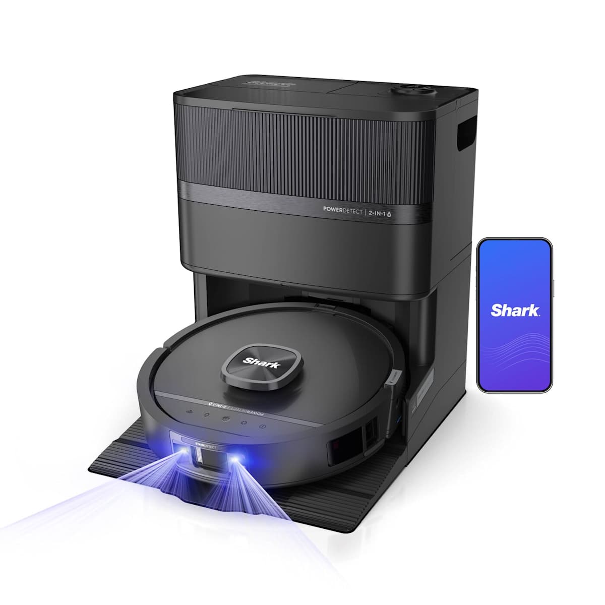 Shark PowerDetect UV Reveal 2-in-1 Saug- und Wischroboter in Schwarz | RV3000XEEU | von SharkNinja