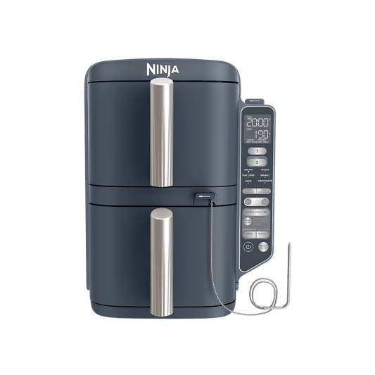 Ninja Double Stack XL 2-Ebenen Heißluftfritteuse 9,5 L in Dunkelblau | SL451EUCYD | von SharkNinja