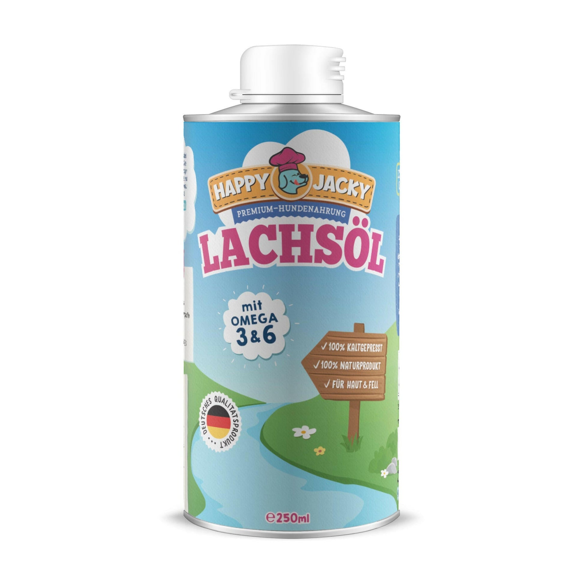HAPPY JACKY Lachs-Öl 250ml