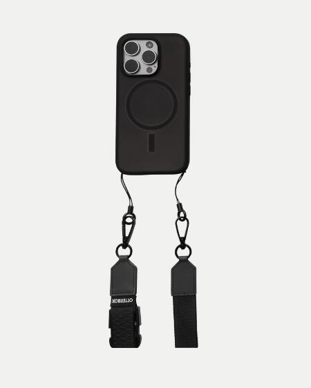 OtterBox Schutzhülle für iPhone 16 2-in-1 Crossbody Strap - black