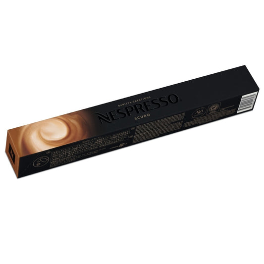 Nespresso Scuro Original Line 10 Milchrezepte Kaffeekapseln 40 ml Für intensive, ausgewogene Rezepte mit Milch