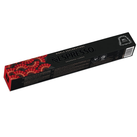 Nespresso Shanghai Lungo Original Line 10 Lungo (110ml) Kaffeekapseln 110 ml Fruchtig mit feiner Säure
