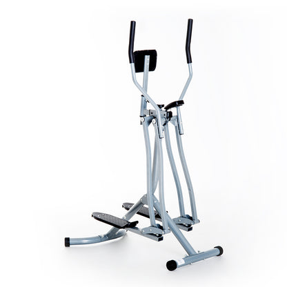 HOMCOM Crosstrainer Ellipsentrainer Ergometer Heimtrainer mit LCD Display, stabiler Stahl, Silber, 96x60x152cm für effektives Workout   Aosom.de