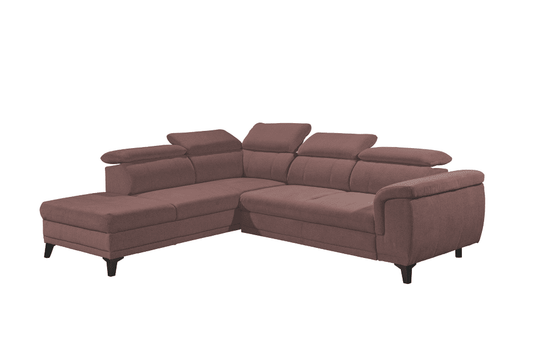Ecksofa Albany mit Schlaffunktion und Bettkasten von Ed Exciting Design in verschiedenen Farben
