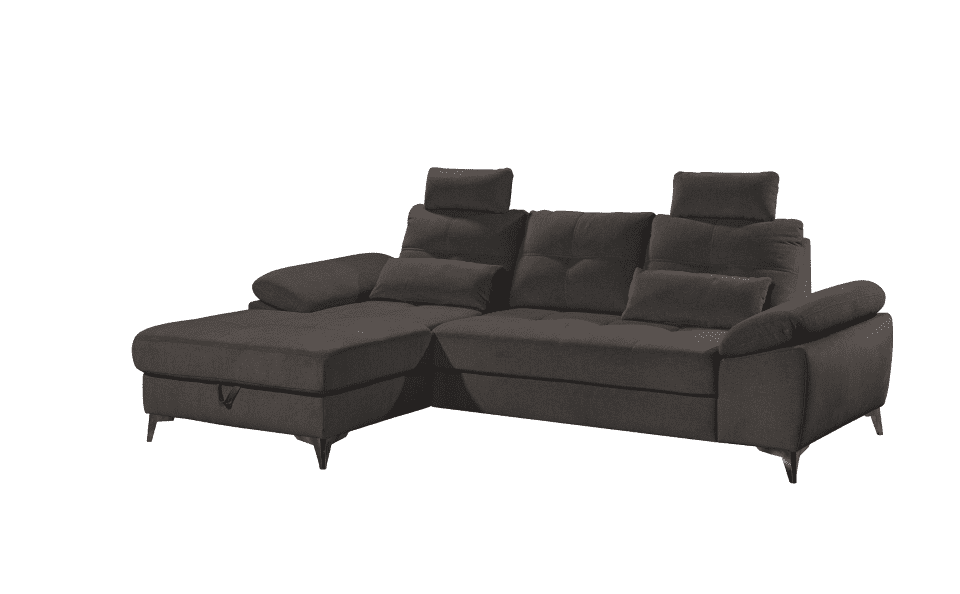 Luxuriöses Ecksofa Auckland mit Schlaffunktion und Bettkasten von Ed Exciting Design