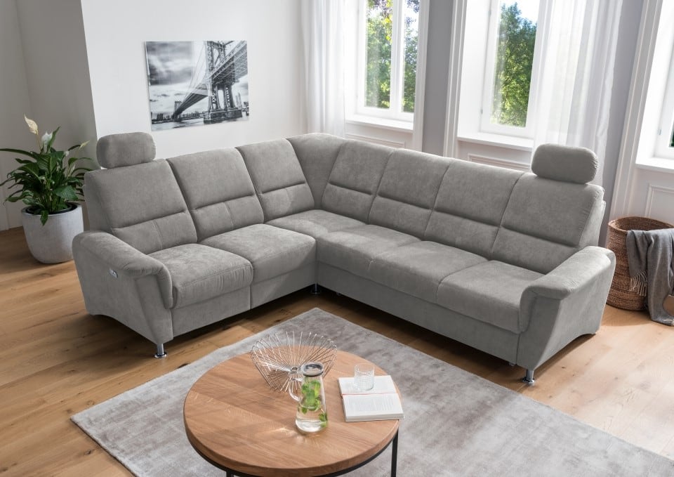 Ecksofa Parole von Benformato: Multifunktionaler Luxus mit Schlaffunktion und Relaxfunktion für Ihr Zuhause