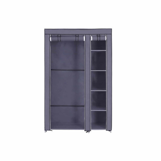 Stoffschrank 110 x 175 cm Grau
