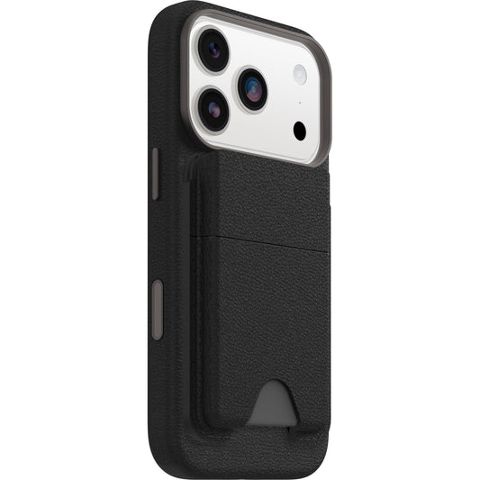 OtterBox Symmetry Kaktusleder MagSafe Wallet - Schwarz