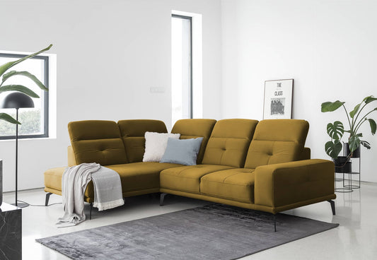 Theressa Ecksofa - Stilvolles &amp; Bequemes L-förmiges Sofa in Modernem Design
