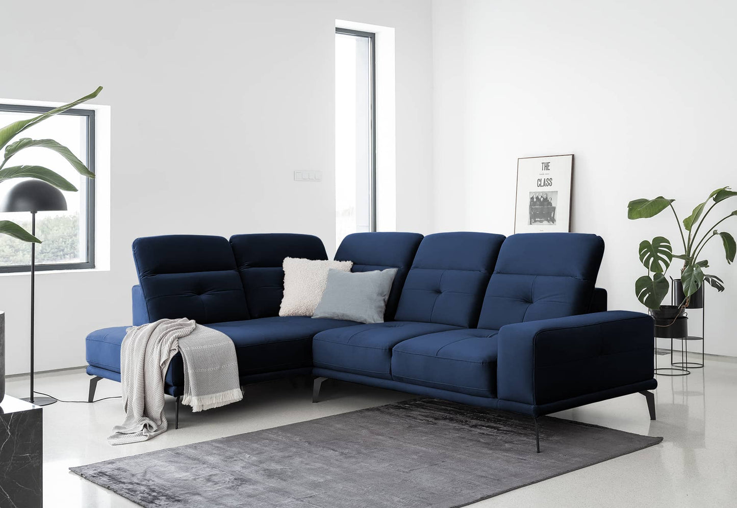 Theressa Ecksofa - Stilvolles &amp; Bequemes L-förmiges Sofa in Modernem Design