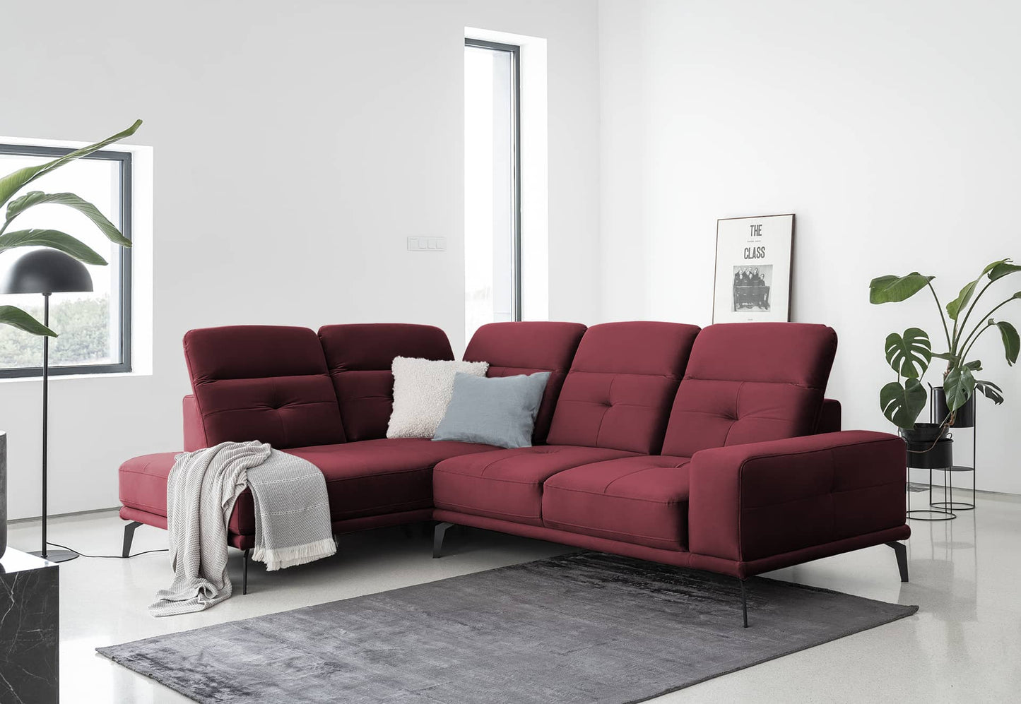 Theressa Ecksofa - Stilvolles &amp; Bequemes L-förmiges Sofa in Modernem Design